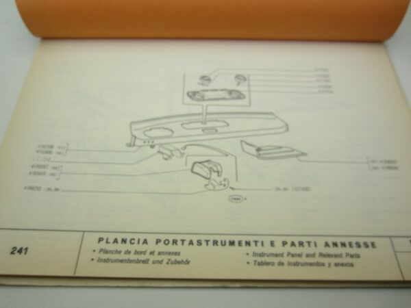 Onderdelencatalogus carrosserie-onderdelen Fiat 241 - Afbeelding 2