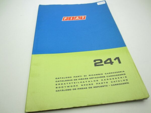 Onderdelencatalogus carrosserie-onderdelen Fiat 241