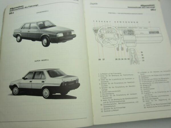 Manuale di officina Fiat Regata - tedesco - immagine 6