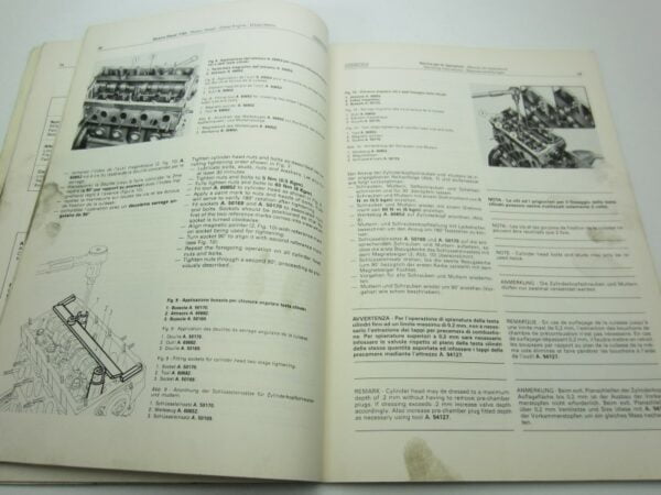 Manuale di officina motore diesel Fiat 1700 - immagine 2