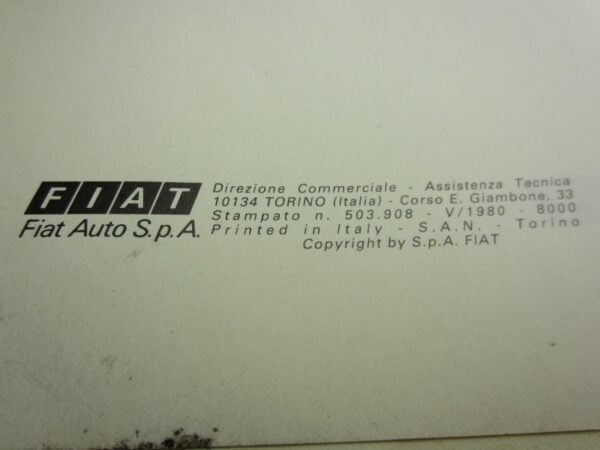 Manuale di officina motore diesel Fiat 1700 - immagine 4