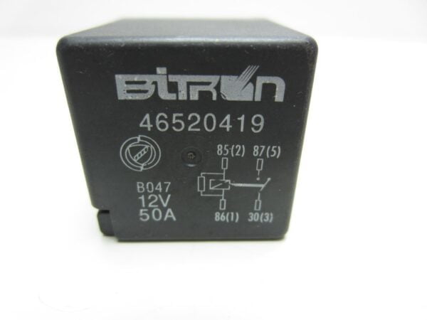 Relè nero 50A Alfa Lancia Fiat Bitron 46520419 - immagine 2