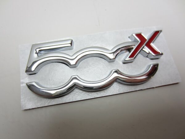 Logo Chroom Fiat 500X imitatie -NIEUW-