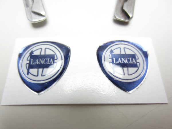 Lancia schild logo 18mm Lancia Kappa Ypsilon sleutel -Imitatie- SET 2