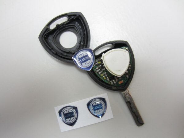Lancia schild logo 18mm Lancia Kappa Ypsilon sleutel -Imitatie- - Afbeelding 6