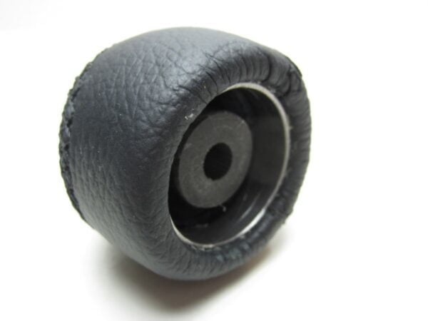 Pomello cambio Alfa 166 pelle nera 6 marce IMITAZIONE - immagine 2