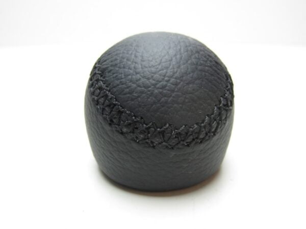 Pomello cambio Alfa 166 pelle nera 6 marce IMITAZIONE - immagine 5