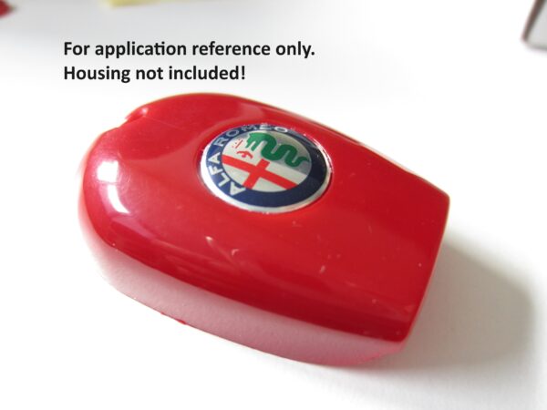 Alfa Romeo logo sleutel Alfa 145 146 + Reservesleutels ALUMINIUM - Afbeelding 5