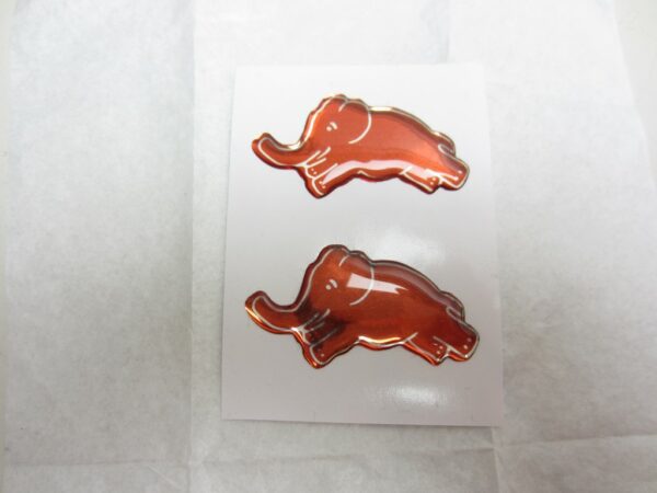 Elefantino Rosso logo Lancia Y 840 B-zuil set 2 st. - Afbeelding 4