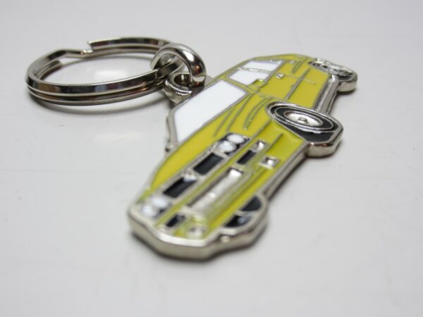 Sleutelhanger Lancia Delta Integrale Silhouette GEEL -NIEUW- - Afbeelding 4