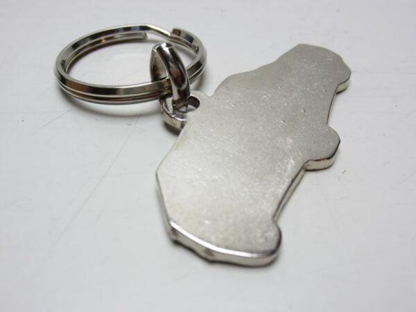 Sleutelhanger Lancia Delta Integrale Silhouette GEEL -NIEUW- - Afbeelding 2