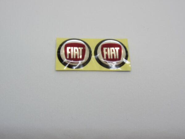 Fiat logo sleutel ROOD Punto EVO + Tipo 2 + 500X HARS 2 st. 14mm