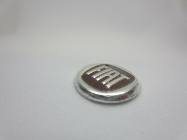 Fiat logo sleutel ROOD Punto EVO + Tipo 2 + 500X ALUMINIUM 3D 15mm - Afbeelding 2