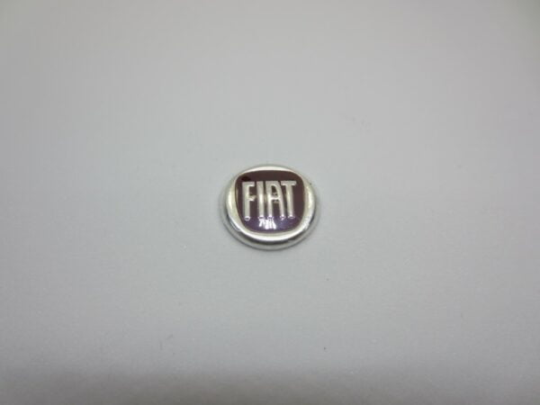 Fiat logo sleutel ROOD Punto EVO + Tipo 2 + 500X ALUMINIUM 3D 15mm - Afbeelding 3