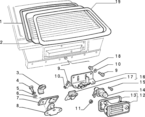 Plug spreidmoer Lancia Delta Integrale -NIEUW- - Afbeelding 7
