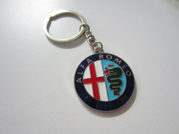 Portachiavi Alfa Romeo smaltato 37mm