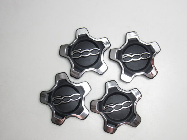 Naafdeksel Fiat 500X Chroom en zilver 735626312 set van 4