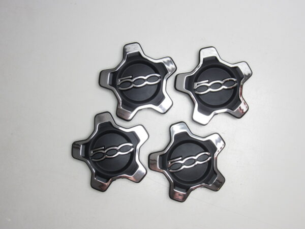 Naafdeksel Fiat 500X Chroom en zilver 735626312 set van 4 - Afbeelding 2