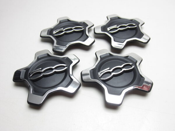 Naafdeksel Fiat 500X Chroom en zilver 735626312 set van 4 - Afbeelding 3