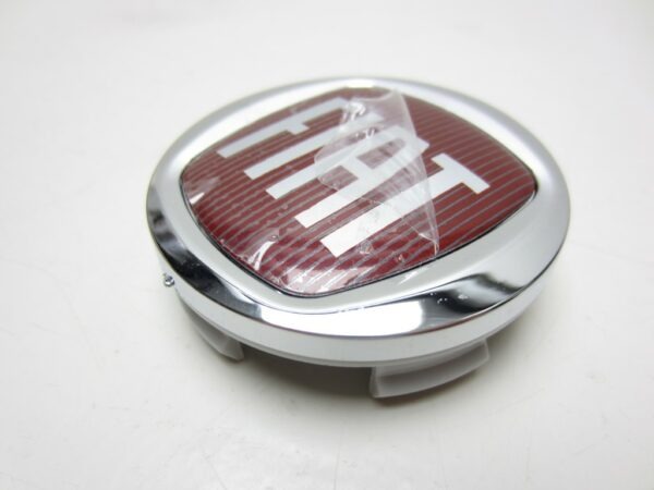 Coprimozzo Fiat Ducato logo rosso 60mm IMITAZIONE - immagine 4