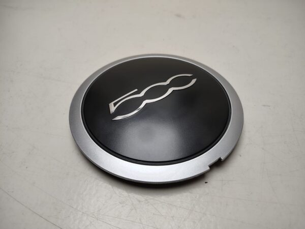 Coprimozzo Fiat 500 argento - immagine 2