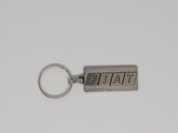 Sleutelhanger FIAT Vintage langwerpig staal
