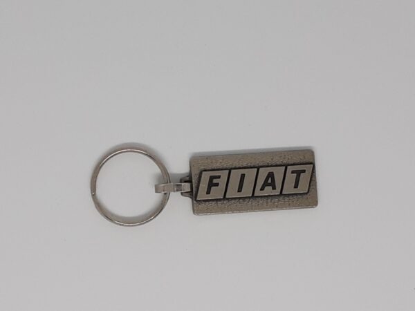 Sleutelhanger FIAT Vintage langwerpig staal