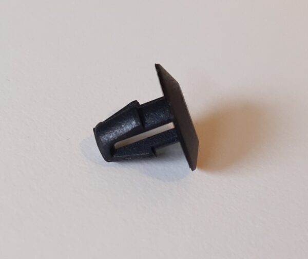Montage clip voor rubber strips zwart plastic