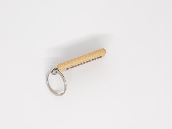 Sleutelhanger Hout gravure Lancia logo '70 - Afbeelding 3