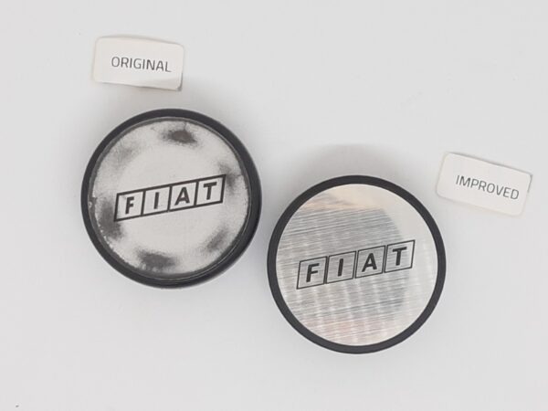 Naafdeksel Fiat Coupe imitatie set 4 st - Afbeelding 2